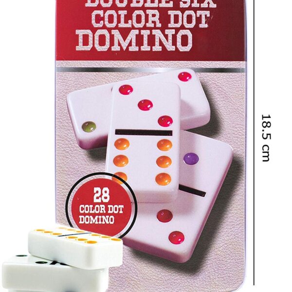 Double Color Dominoes – 28 piece set Strategy games
