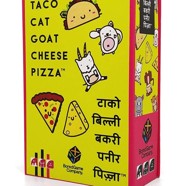 Taco Cat Goat Cheese Pizza ~ A Hand slamming Fact paced fun Game,