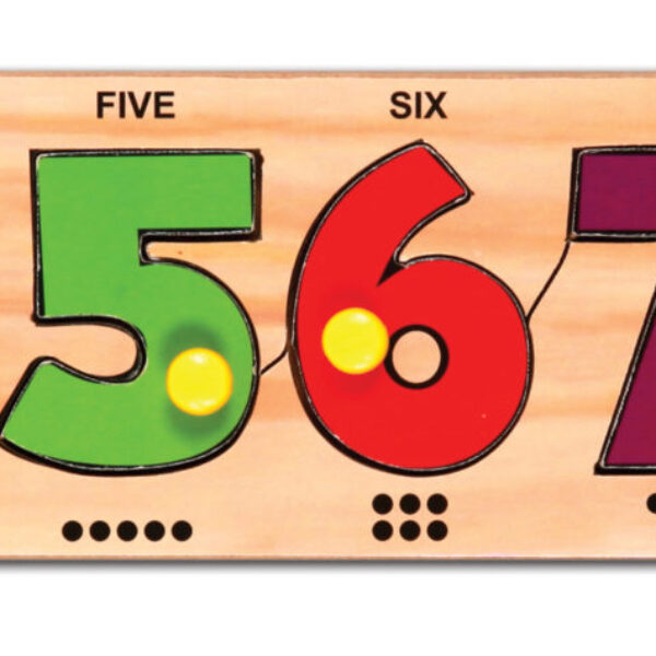 Number Strip Puzzle (1-10) (With Knobs)
