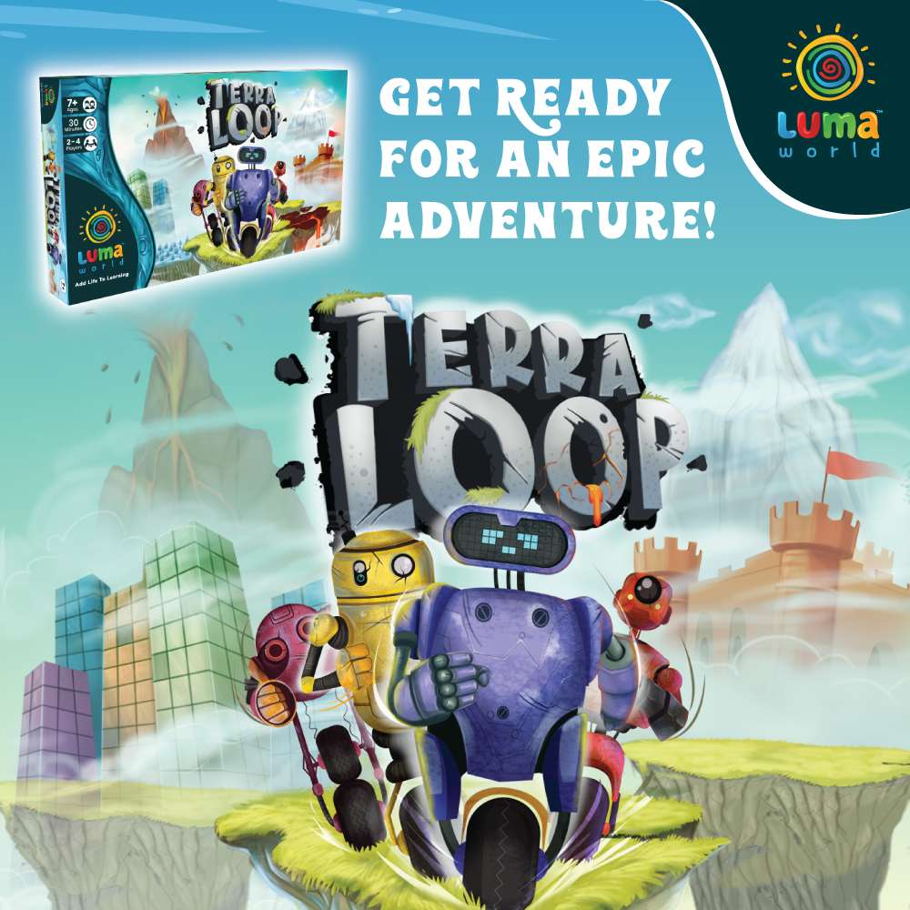 Luma World Terra Loop - STEM Educational Board Game, 7+ yrs - Sqaurebag -  Helping Curious Minds