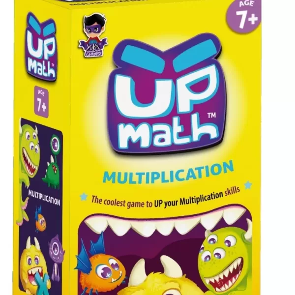 YUKA Champs UPMATH Multiplication Monster Theme 3 Levels Easy Medium and Hard, 7+