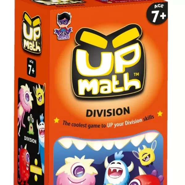 YUKA Champs UPMATH Division Monster Theme 3 Levels Easy Medium and Hard, Card Game, 8+